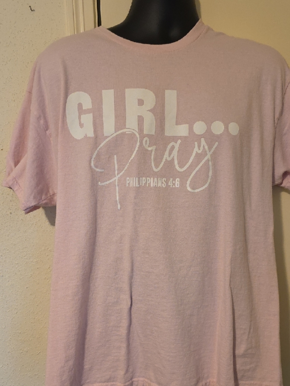 Girls' Pink "Girl Pray" Graphic Tee - Picture 3 of 6